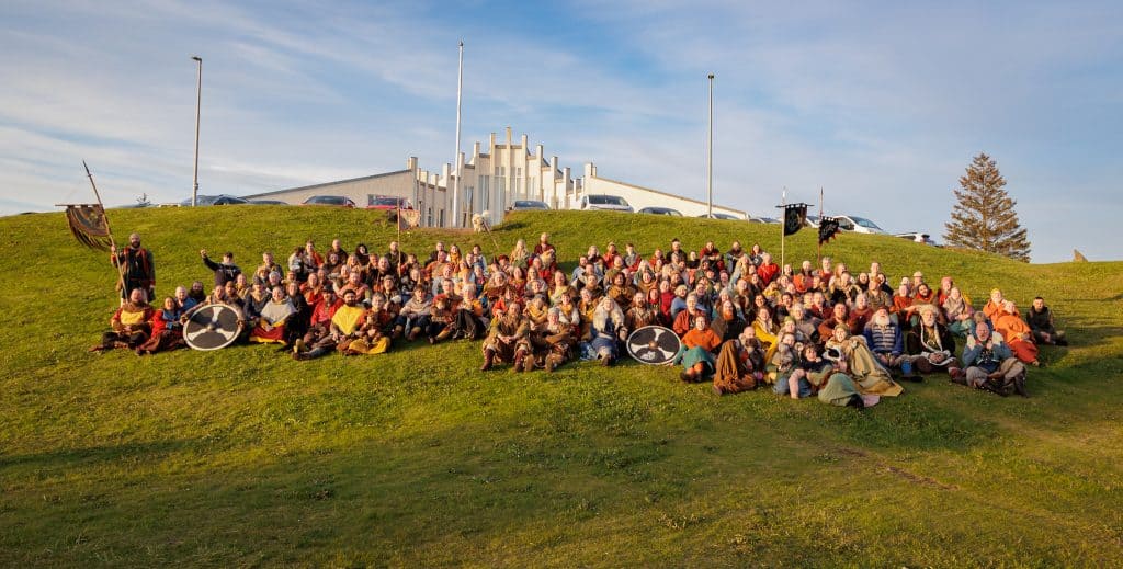 Rimmgýgur group picture at the Hafnarfjörður festival