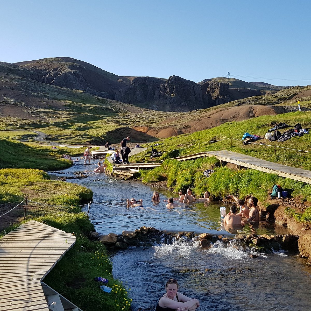 Reykjadalur hot springs